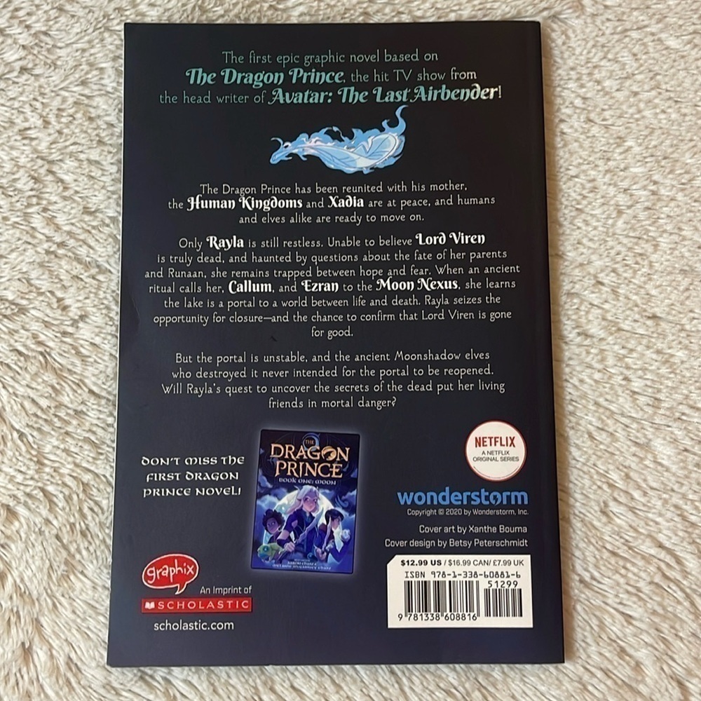 🟢 3/$15 The Dragon Prince Through The Moon Graphic Novel - Picture 2 of 3
